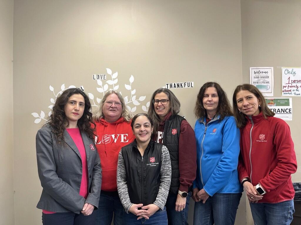 Six members of the Family Services team